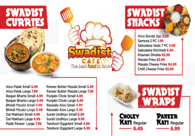 Your Professional classy menu design