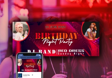 Facebook banner, twitter header, Instagram, Youtube banner design