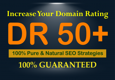I Will Increase Your Website Domain Rating Dr 50+