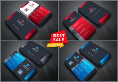 I will design 2 different business card