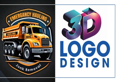 3D Logo Design Modern Logo Minimalistic Logo Professional & Creative Logo
