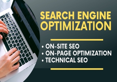 Onsite SEO & Research On-Site SEO On-Page Optimization Technical SEO Local SEO