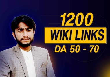 1200 Wik Links - SEO Backlinking - Wik Links - Fast Delivery Within 24 Hour