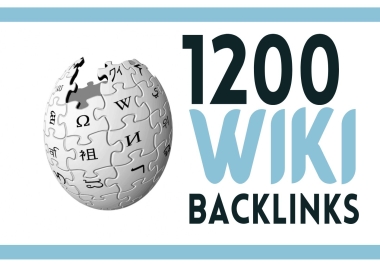 1200 Wiki Backlinks Contextual Backlinks SEO Optimized High DA50+