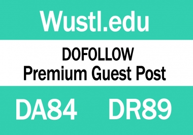 I Will write And Publish Guest Post On - Wusti. edu
