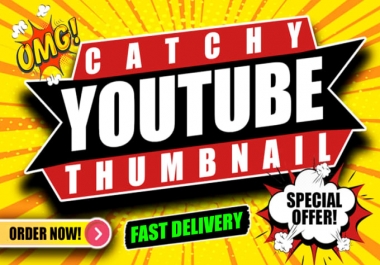 I will create eye catching thumbnails for your videos