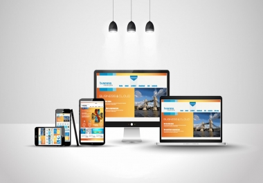 I will create clean and responsive website design