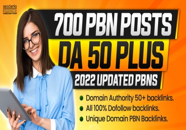 Get 700 Special DA50 Plus Dofollow PBNs Backlinks