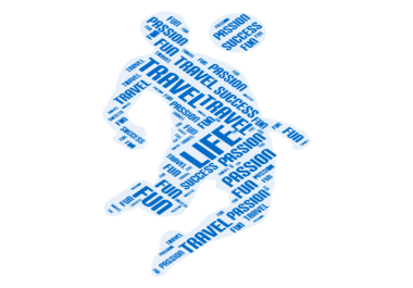 I will design any shape and any color word cloud art.