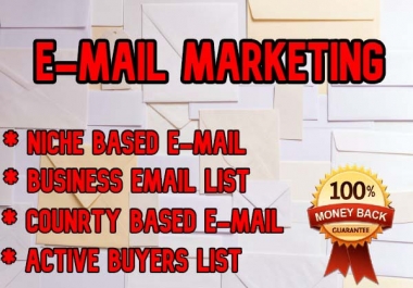 I will provide 5000 niche targeted e-mail