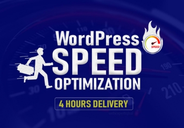 I will speed up your wordpress website in 4 Hours