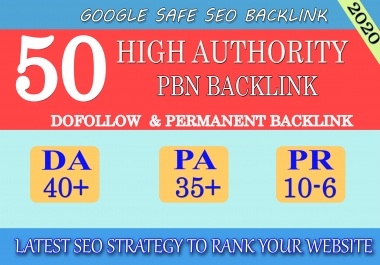 DA 40+ PA 35+ PR 6+ Web2 High Quality 50 PBN Backlink & 100 Dofollow & Unique Site