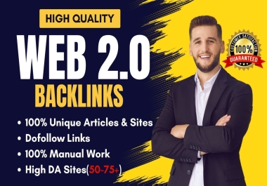 I will manually create 50 web 2.0 backlinks with SEO optimized content