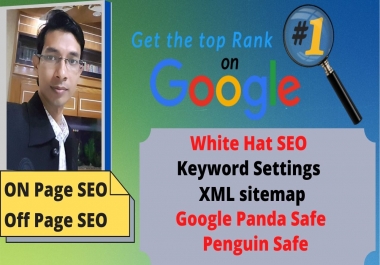 I Will do Google Top Ranking your any Website with White Hats SEO