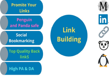 I will do 35+ High Authority Social profile creation backlinks building