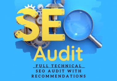 I do SEO audit to uncover problems on your site & report you