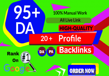 Accept PayPal - I will Create 20+ high authority profile backlinks for google rank