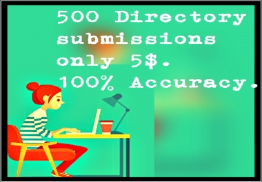 I will do 500 Best manual Directory submissions.
