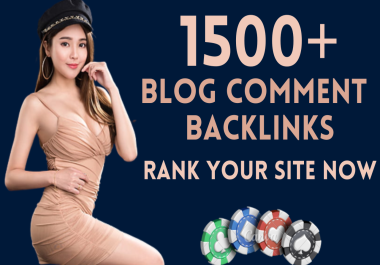 1500+ Permanent Blog Comments Backlinks With High DA