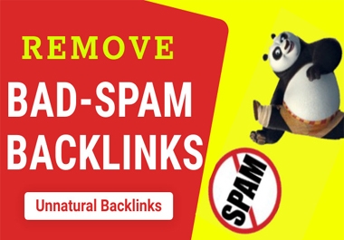 I will find out and remove bad/spamming/unnatural backlinks