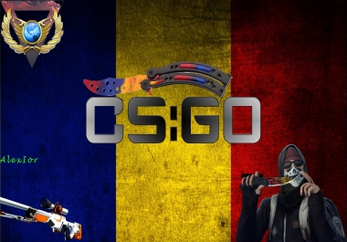 Profile photo for steam / Cs GO or Wallpaper with Romania flag