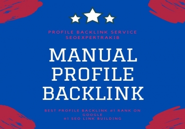 I will do high da and pa manual profile backlink boost your off page seo