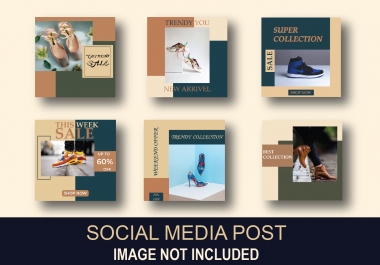 I will provide you 25 Social post Design for your targated niches.