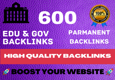 Get 600 edu & gov redirect backlinks