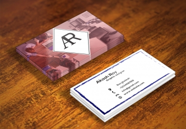 I will design professional business card for You and provide you best work