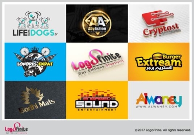 design 2 creative unique logos for your brand