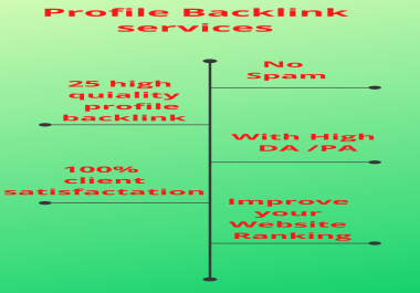 I Will Able To High Quality Profile Backlink Services