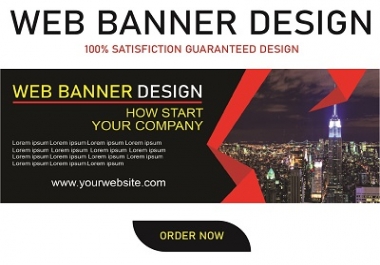I will do web banner design,  banner ads,  facebook ads,  facebook banner