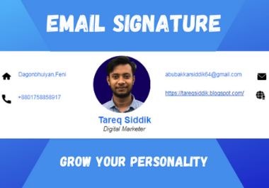 Eye Catching HTML Coded Email Signature