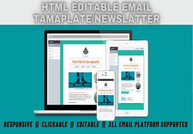 I can create an email template or email newsletter