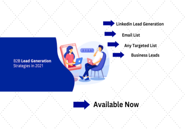 I will generate highly targeted b2b lead generation