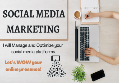 I will be your social media marketing manager to grow your business across the world
