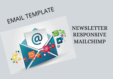 I will Design responsive mail chimp email template and Newsletter template for your business