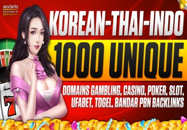 Rank Your Website with 1000 PBN DA80 TO 50 Casino UFAbet Poker sports Betting slot Gambling Websites