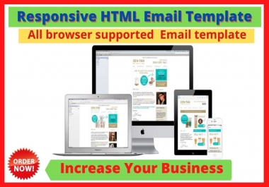 I will design Email Template,  responsive HTML Email Template or Newsletter