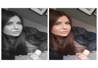 Colourised pictures make life better