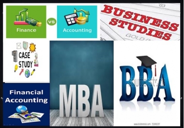I will be your tutor of business studies,  MBA,  BBA,  Assignments