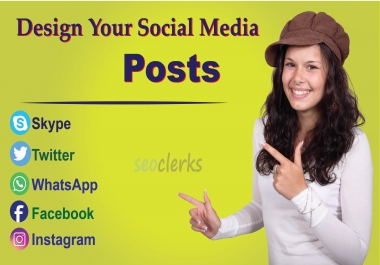 I will create amazing social media posts,  banner ads for Instagram