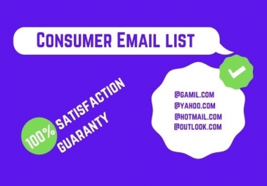 I'll provide a 1K consumer email list