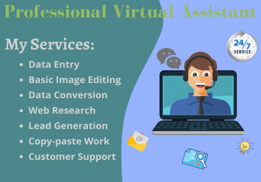 I Will Be Your Virtual Assistant For Administrative And Personal Work