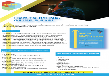 I will design stylish and professional poster,  infographics