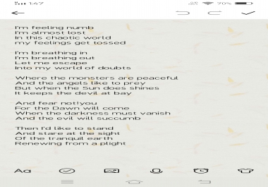 One goal,  One passion- WRITING