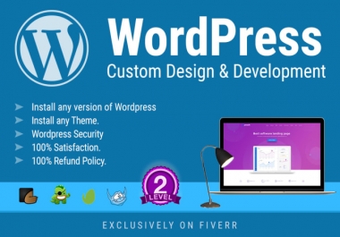 Wordpress custom design and development