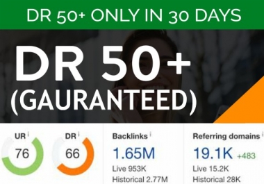 DR for your website in 30 days Guaranteed Get your offer today