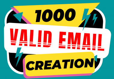 I will provide niche based 1000 valid emails of USA within 24hr