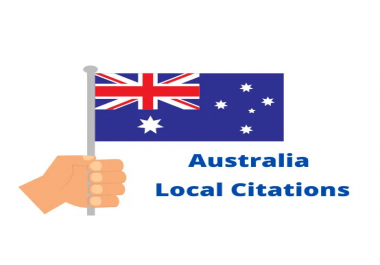 I will create 60 top australia local citations